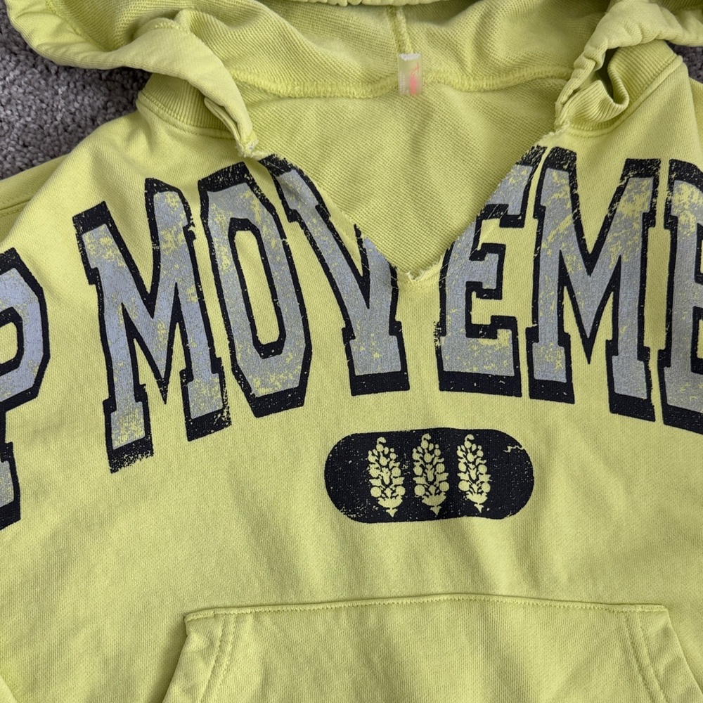 FP Movement by Free People Neon Yellow Sweater Hoodie - Picture 4 of 6